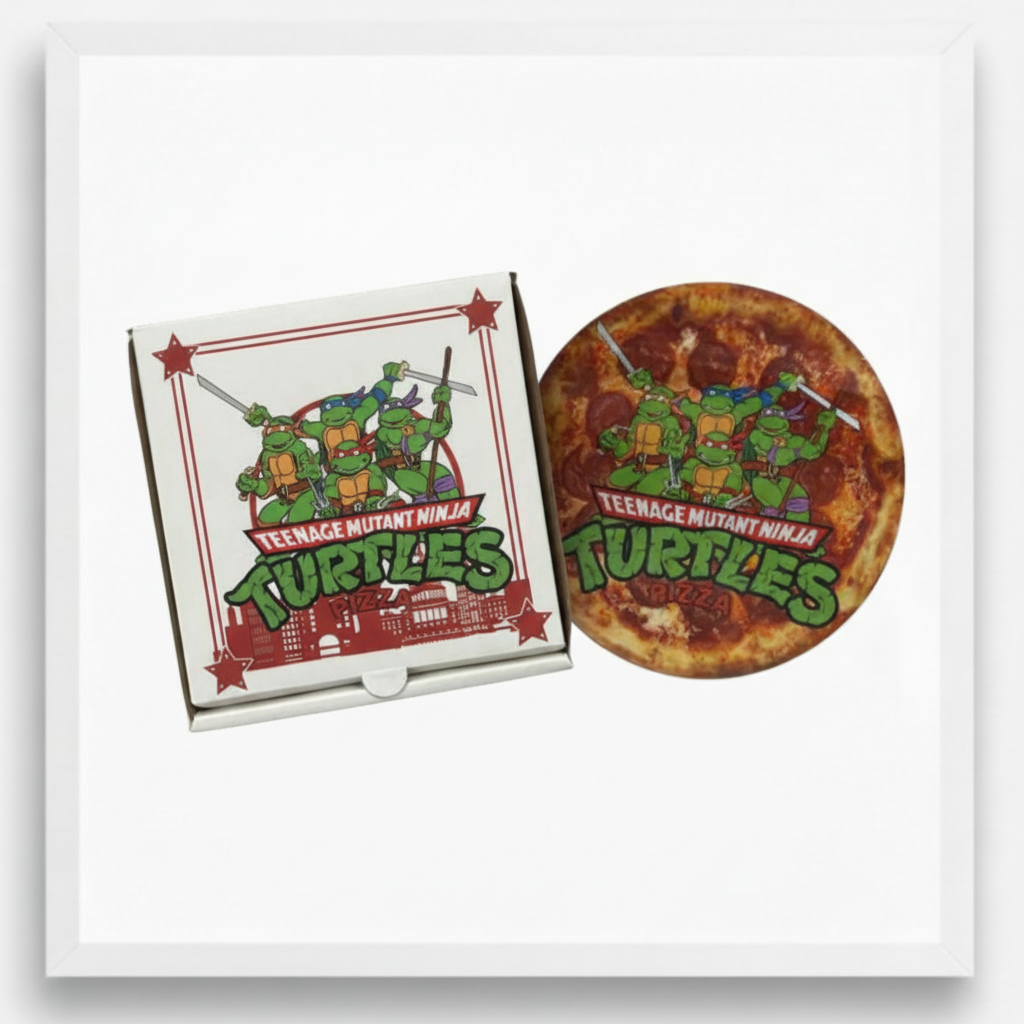 Teenage Mutant Ninja Turtles Pizza Box Mylar Bags Premium Card
