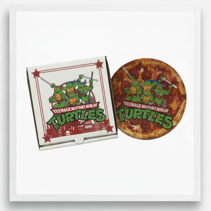 Teenage Mutant Ninja Turtles Pizza Box Mylar Bags Premium Card