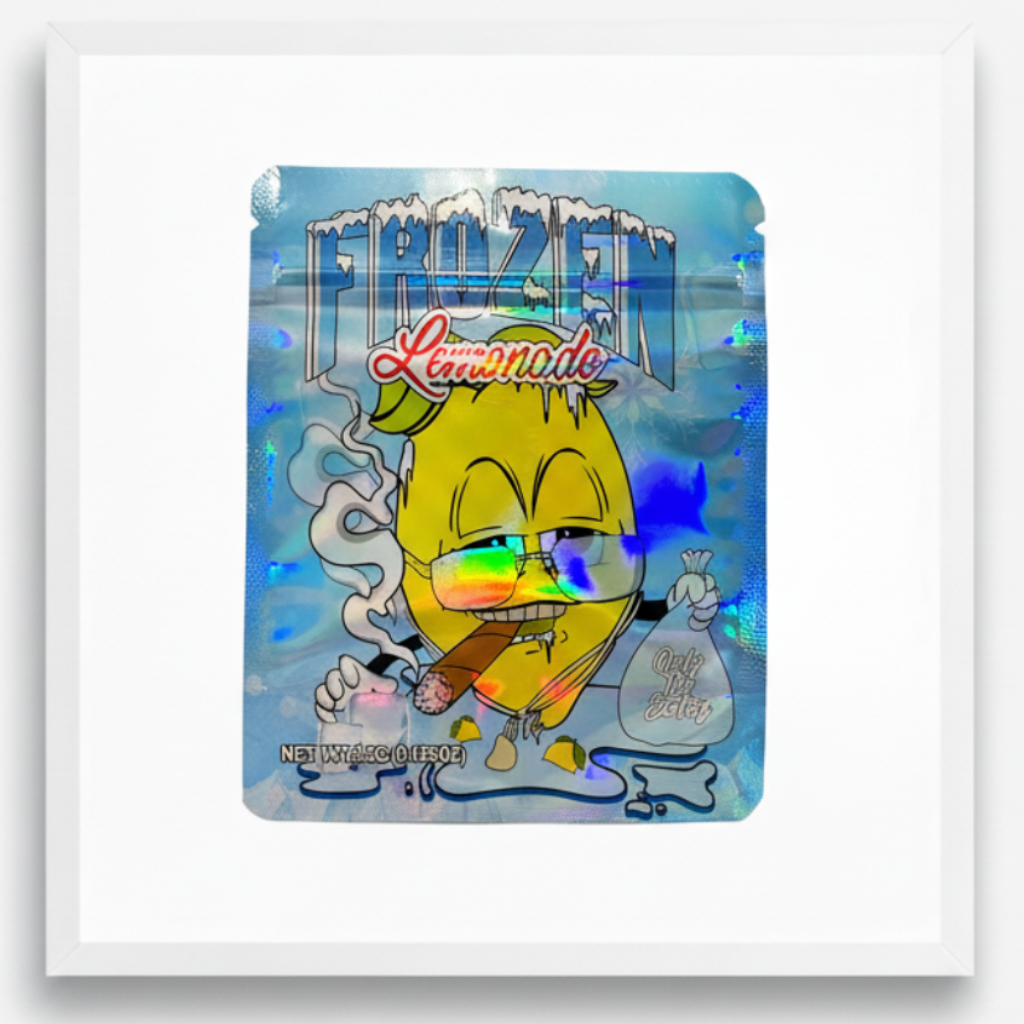 Frozen Lemonade Mylar Bags Premium Card