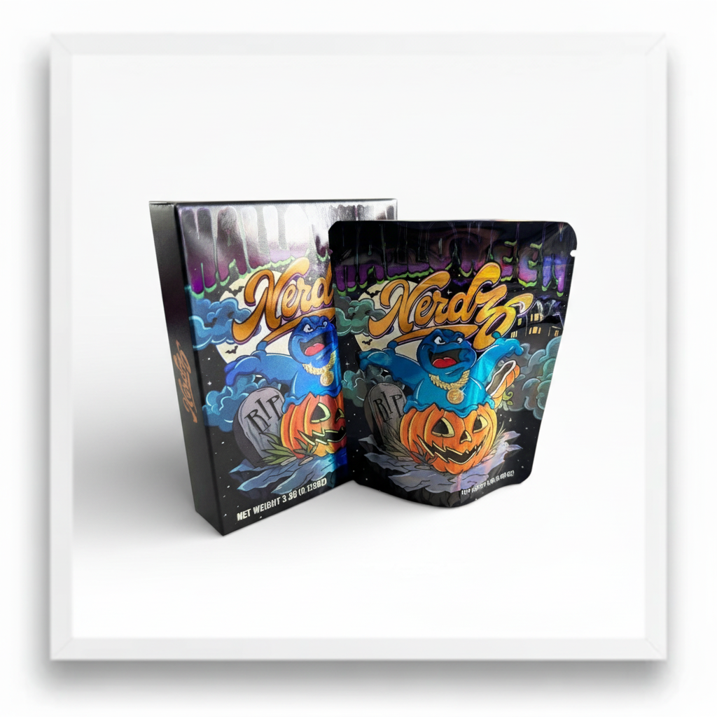 Nerdz Candy Crunch Edition — 100pc Mylar Bag + Box Set Mylar Exoticz