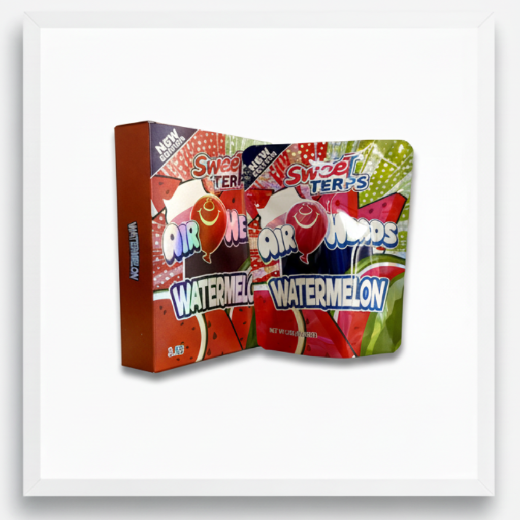 SweeTarts Airheads Watermelon Mylar Bags Boxes Premium Card