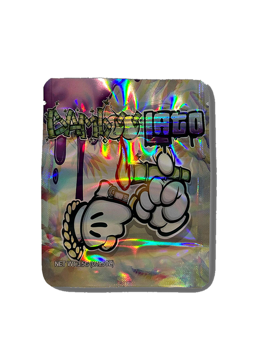 Bamboo Lato Mylar Bags | 50pc 3.5g Exotic Resealable Storage Set Mylar Exoticz