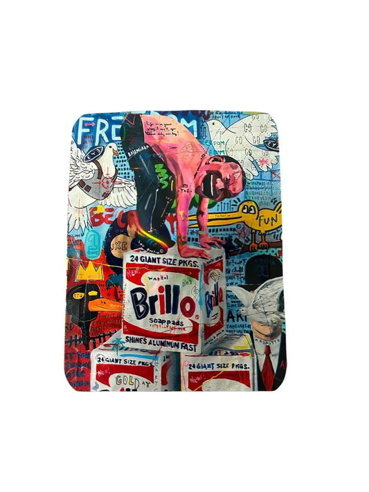 50-Pack 3.5g Exotic Mylar Bags – Brillo Edition Cartoon-Inspired