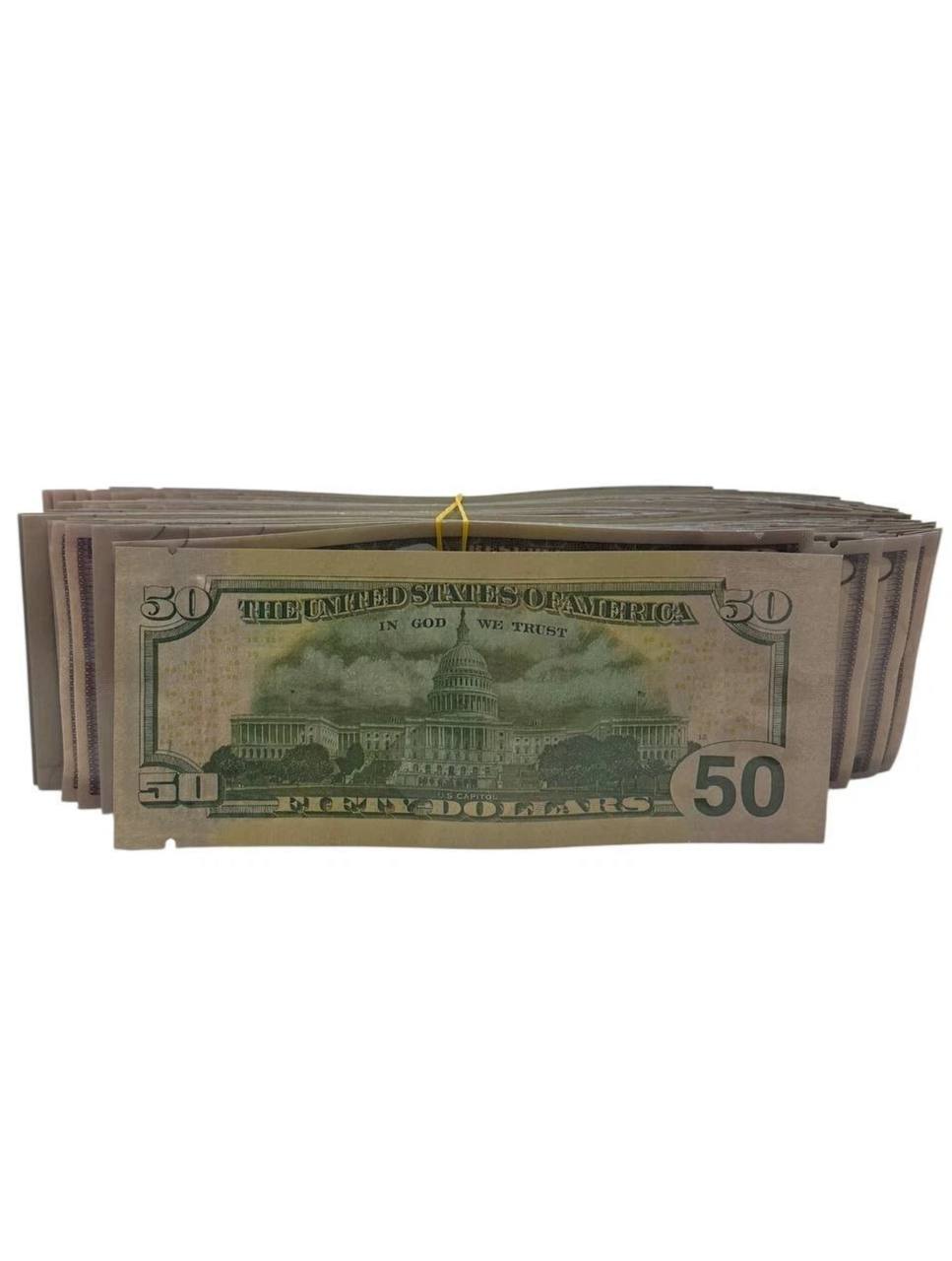 Money Bags Mylar | 100pc 3.5g Exotic Storage Set – $100, $50, $20 Bill Designs Mylar Exoticz