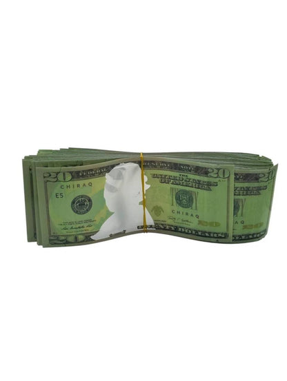Money Bags Mylar | 100pc 3.5g Exotic Storage Set – $100, $50, $20 Bill Designs Mylar Exoticz