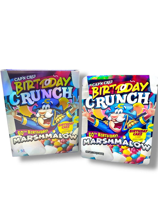 Cap’n Crunch Marshmallow Mylar Bags + Boxes | 100pc 3.5g Exotic Resealable Storage Set Mylar Exoticz