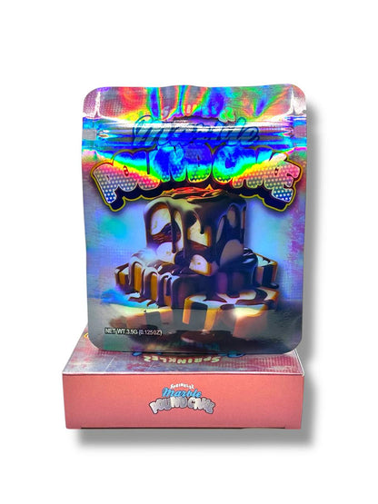 Sprinklez Marble Pound Cake Mylar Bags + Boxes | 100pc 3.5g Exotic Resealable Storage Set Mylar Exoticz