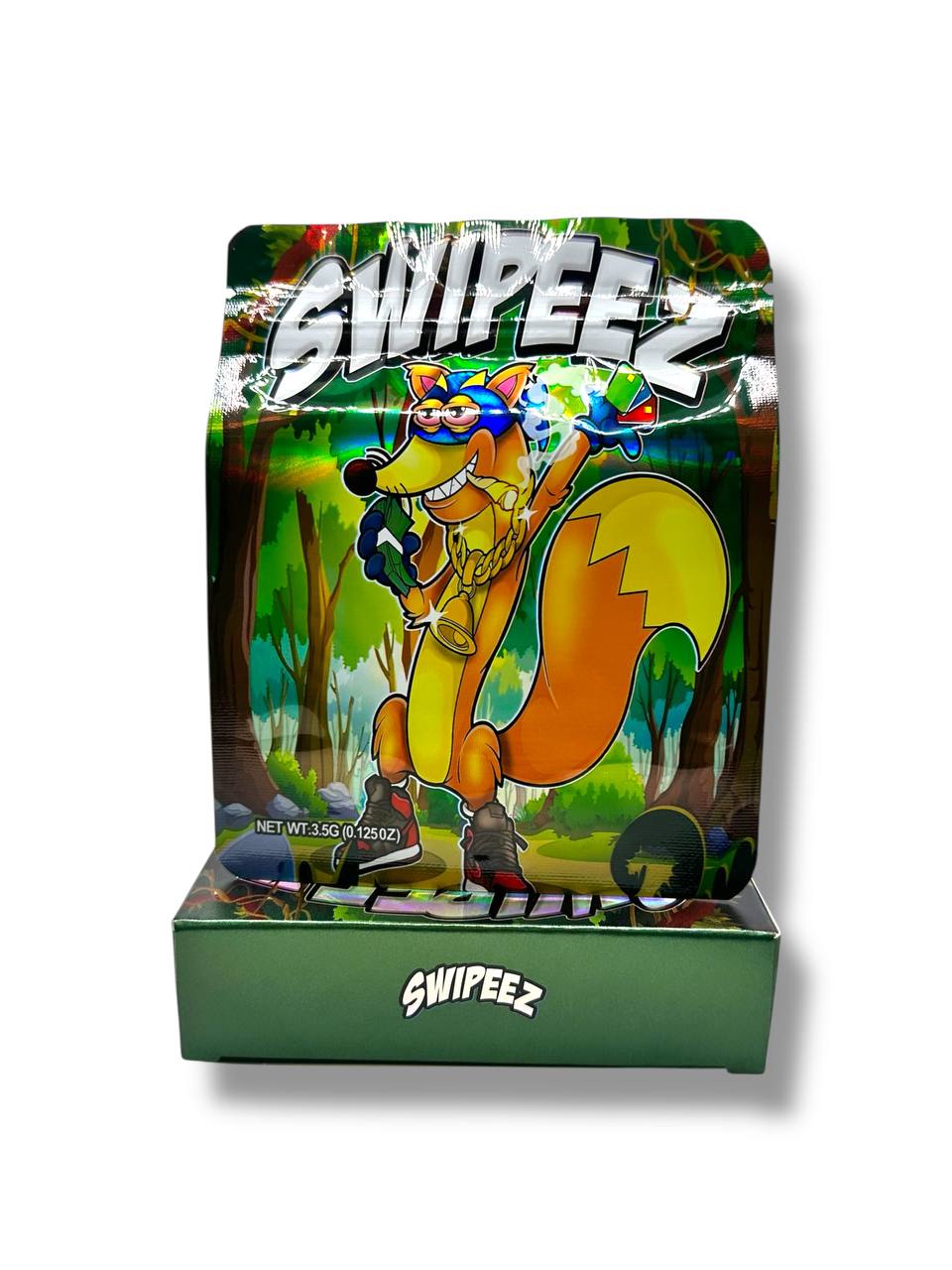 Swipeez Mylar Bags + Boxes | 100pc 3.5g Exotic Resealable Storage Set Mylar Exoticz